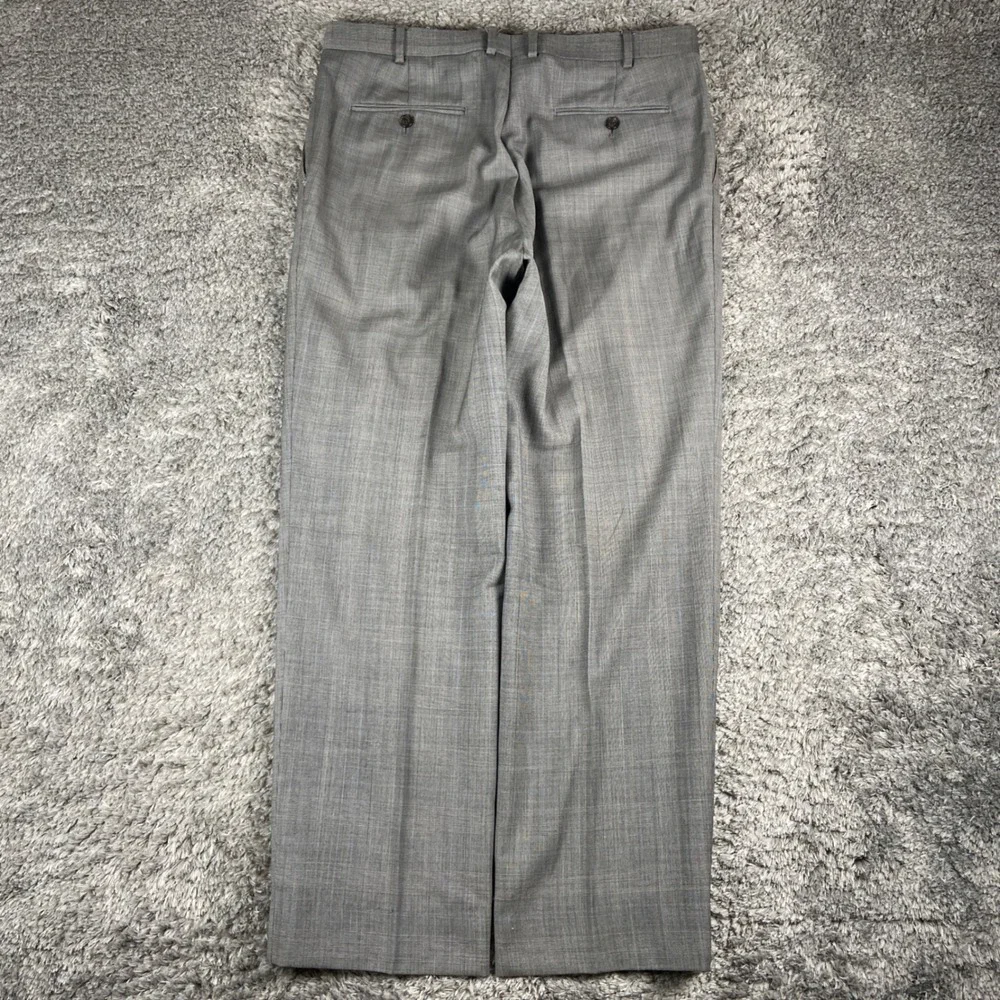 Lauren Ralph Lauren 2 Piece Suit Mens 42R Blazer 34x30 Pant Gray Glen Plaid Wool
